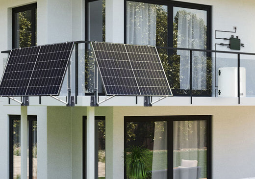 Balcony energy solar system