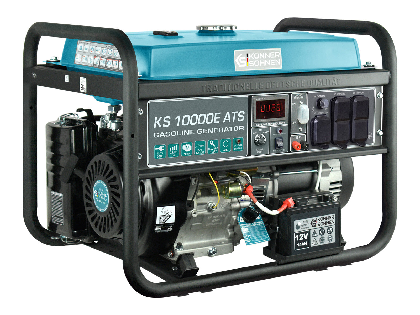 Generador de gasolina KS 10000E ATS