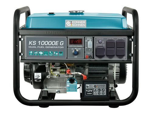 Generador híbrido de gas/gasolina KS 10000E G