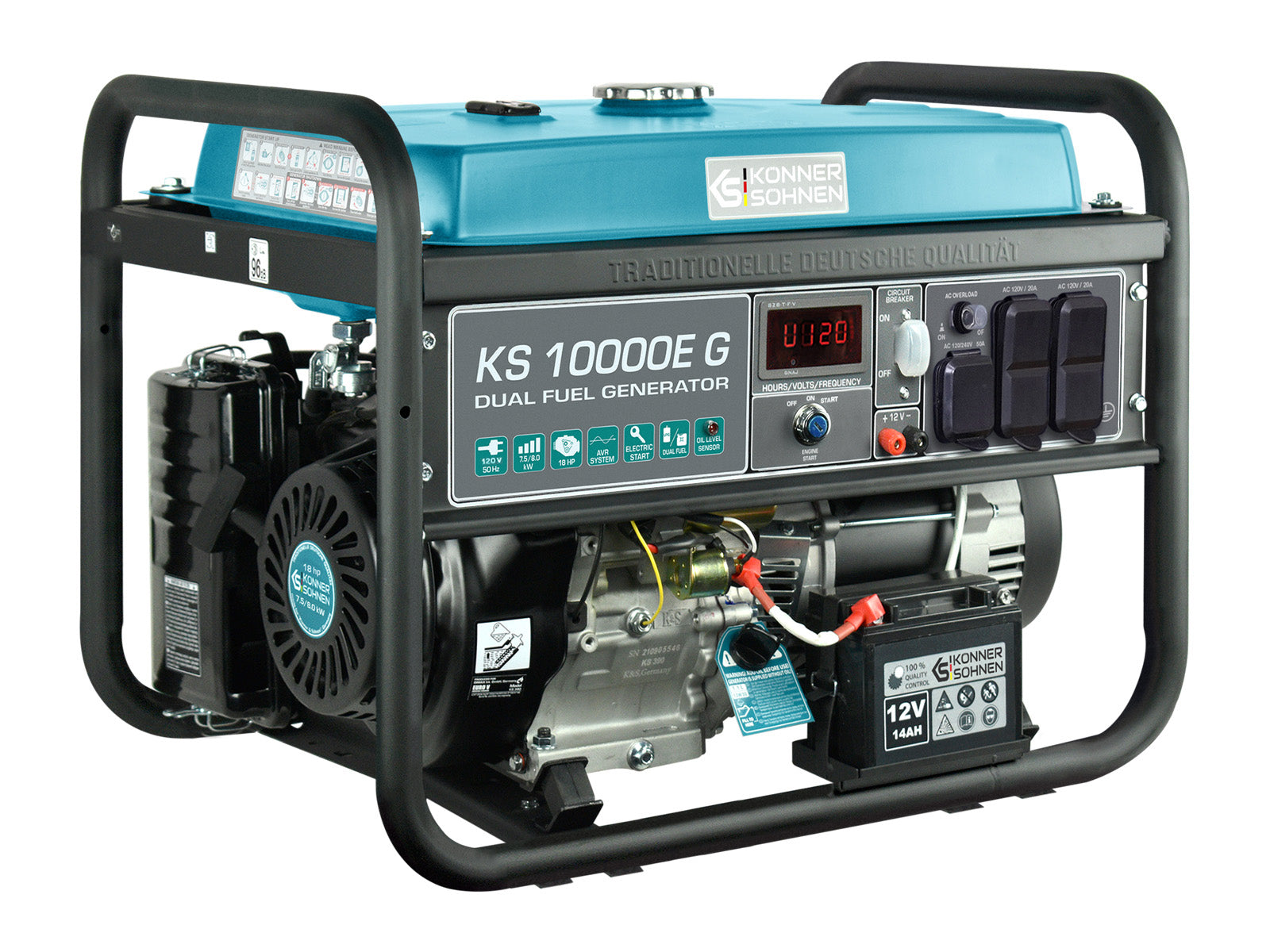 LPG/Gasoline generator KS 10000E G