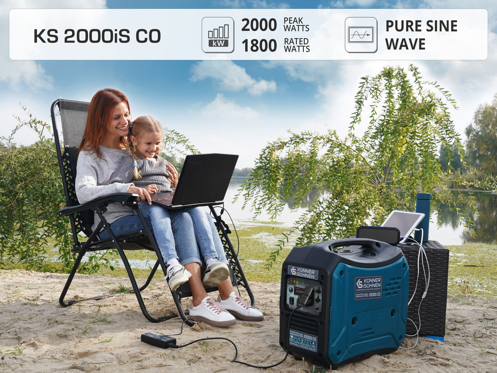 Generador inverter KS 2000iS CO