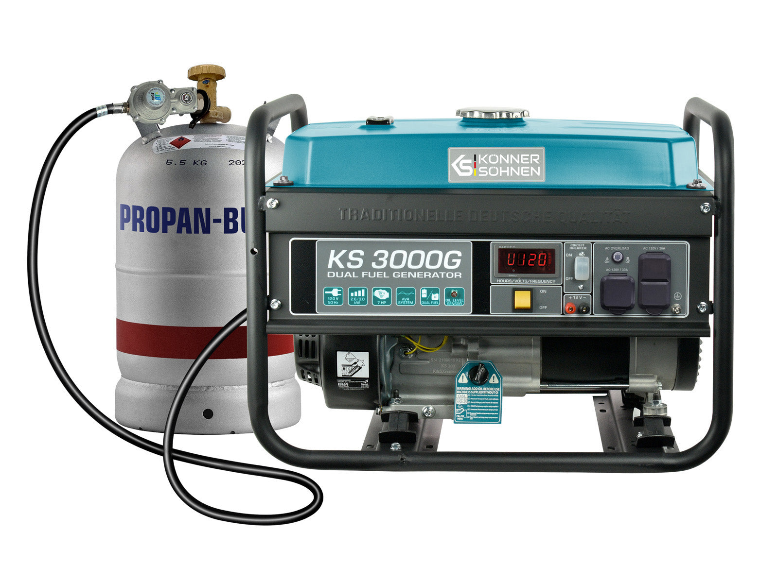 LPG/Gasoline generator KS 3000G