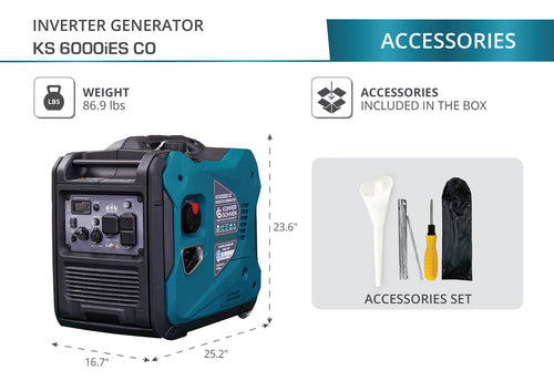 Inverter generator KS 6000iES CO