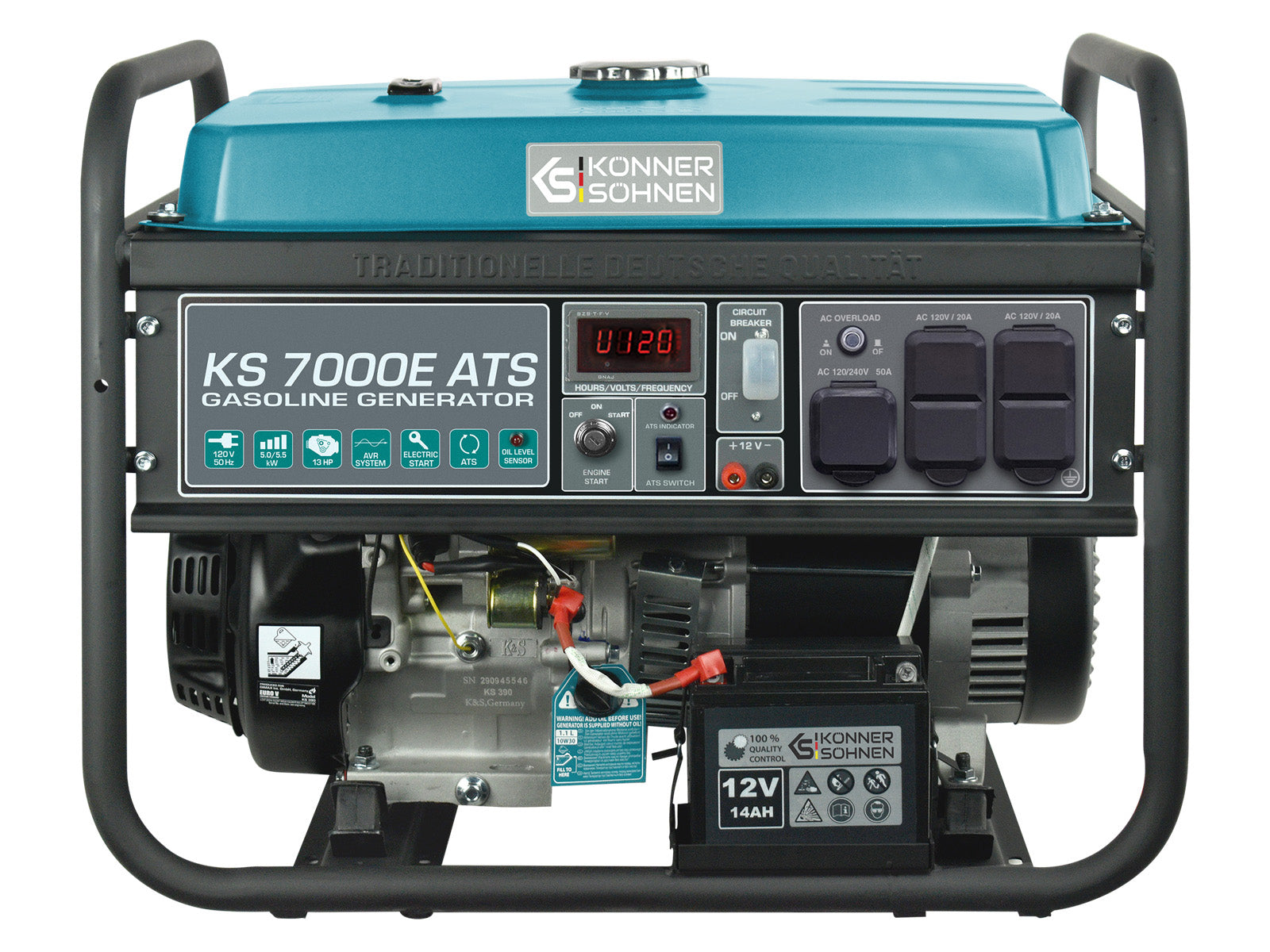 Gasoline generator KS 7000E ATS