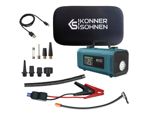 Jump starter with a battery-powered compressor KS JSP-2000